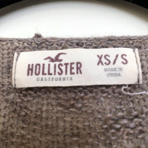 🍁Hollister Cardigan in Tan Size XS - Picture 5 of 10